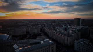 Bucharest Panoramic Sunset DJI Mini 4 Pro [upl. by Mcafee]