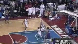 Stojakovic wins it for the Kings against Detroit [upl. by Bury612]