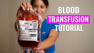 How to Verify Blood Transfusion with a 2nd RN LIVE DEMO [upl. by Aved430]