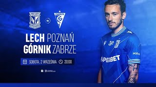 Lech Poznań  Górnik Zabrze  PKO Ekstraklasa LIVE   bezkomentarza [upl. by Woodie]