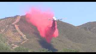 California battles fires with quotfire planequot [upl. by Aubry821]