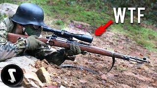 Real Wartime Mauser Kar98k to Airsoft Gun Conversion in ACTION [upl. by May]