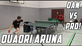 Quadri Aruna vs TableTennisDailys Dan [upl. by Martie]