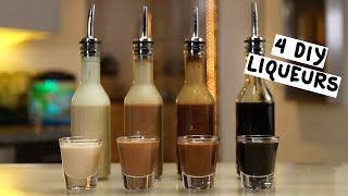 Four DIY Liqueurs [upl. by Phedra]