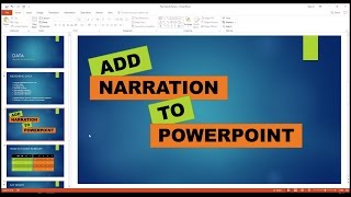 How To Add Narration To Your PowerPoint Presentation [upl. by Reynolds]