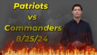 AIs Bold Prediction Unmissable Patriots vs Commanders Bet [upl. by Atiuqa]