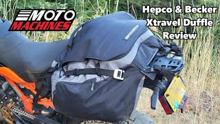 Hepco amp Becker Xtravel Motorcycle Duffle Bag  Product Overview By Nathan [upl. by Halladba649]