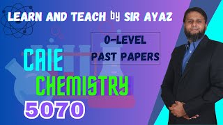 O Level Chemistry past papers 5070P12ON21 [upl. by Paehpos]