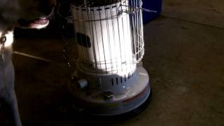 Kerosene heater start up [upl. by Ashraf]