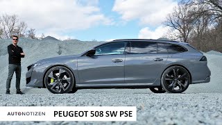 Peugeot 508 SW PSE HybridKombi mit 360 PS auf der Autobahn  Test  Review  Fahrbericht  2021 [upl. by Mercola726]