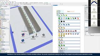 FlexSim live tutorial 9 Logistic loops in FlexSim [upl. by Aldwin]