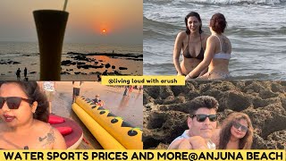 Anjuna Beach  Water Sports prices and more [upl. by Uttica]