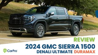 2024 GMC Sierra 1500 Denali Ultimate Duramax Diesel Review and Test Drive [upl. by Isacco]