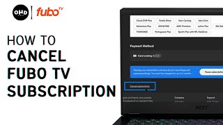 Fubo TV How To Cancel Subscription  Fubo TV How To Stop Getting Charged  FuboTV How To Pause [upl. by Waly607]