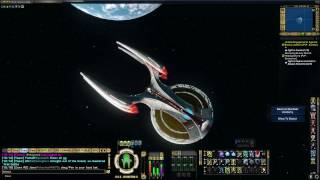 STAR TREK ONLINE  102k Temporal Cruiser T6 Sagittarius Class  First Battle 013 minutes [upl. by Kare532]