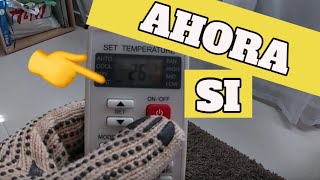 Como poner aire acondicionado en calor 🔥 Calefaccion 👍 Enciende tu minisplit [upl. by Magnien]