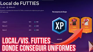 UNIFORME FUTTIES LOCAL EQUIPACION LOCAL DE FUTTIES VISITANTE DE FUTTIES EA FC 24 OBJETIVOS DONDE [upl. by Gittel]