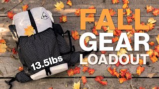 Fall Backpacking Gear List 2021  135 Pound Lightweight Loadout [upl. by Sauncho]