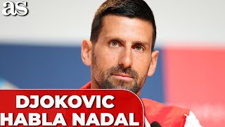 DJOKOVIC habla ASÍ de NADAL antes de su debut en los JJOO [upl. by Eanod]