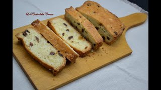 Dolci senza lievito Pan dolce con mandorle e uvetta [upl. by Rennat]