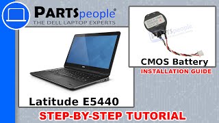 Dell Latitude E5440 CMOS Battery HowTo Video Tutorial [upl. by Kristos]