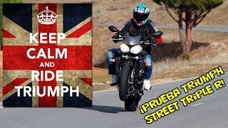 Triumph Street Triple R 2013 Prueba a fondo FullHD [upl. by Lupita]