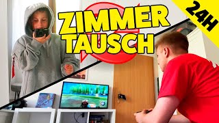 1 TAG ZIMMER TAUSCHEN ğŸ˜± ASH VS MAX ğŸ¤£ TipTapTube [upl. by Brooks]