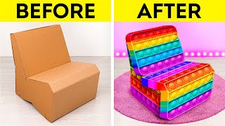 SUPER CREATIVE CARDBOARD DIYs YOULL LOVE 📦💖 [upl. by Prospero]