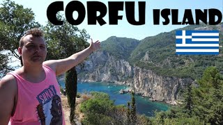 Traveling to Corfu  Delicious Food Mountain Views and Boats 2021 Cinematic Vlog [upl. by Saffier]