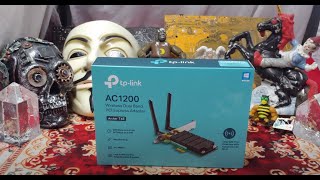 TPLink AC1200 PCIe Test Benchmark amp Review Asus AX3000 vs TPLink AC1200 [upl. by Alliuqal]