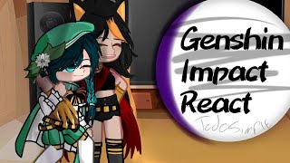 Genshin Impact Reacts To The Traveler FMC  Gacha Club  Genshin Impact  XiaoLumi [upl. by Aivalf]