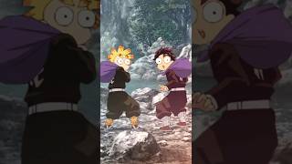 TANJIRO Y ZENITSU LLEGAN AL ENTRENAMIENTO DE GYOMEI😂😂I Audio Latino l Kimetsu no Yaiba shorts [upl. by Mamoun870]