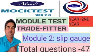 NIMI MOCK TEST VER 20TRADEFITTERYEAR2NDMODULE TEST2 SLIP GAUGEITI FITTER AIM [upl. by Lleynad]