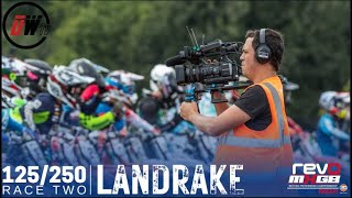 Revo British Motocross Championship  Landrake 2022  125250cc  Race Two [upl. by Xuaeb]