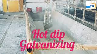 Hot dip galvanizing process Quick Views  galvanising process  hot dip galvanising  samgi tv [upl. by Trutko976]