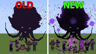 Wither Storm Updated Old Version VS New Version Crackers Wither Storm Mod 2023 [upl. by Hasan]