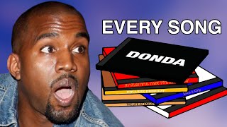 I Ranked EVERY Kanye Song Donda Update [upl. by Nolte173]