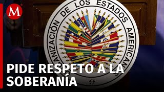 OEA pide que México y Ecuador se unan para dialogar [upl. by Pearle]