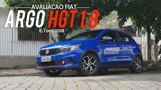 Avaliação  Novo Fiat Argo HGT 18 Automático 2018  Curiosidade Automotiva® [upl. by Paluas]