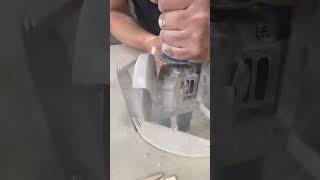 Perforación Porcelanato sinterizado Fregadero para encimera bajo la cubierta countertop surface [upl. by Law]