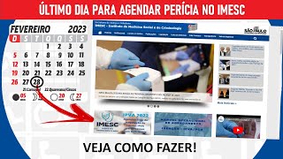 ÚLTIMO DIA PARA AGENDAR PERÍCIA NO IMESC VEJA COMO FAZER [upl. by Reteip151]