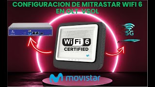 CONFIGURACION DE ONU MITRASTAR WIFI 6 EN OLT VSOL [upl. by Edya]