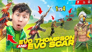 Deadly Solo Vs Squad Game with New Ramadan Bundles 🔥 Evo Scar amp Thompson Combo  Tonde Gamer [upl. by Nollahs]