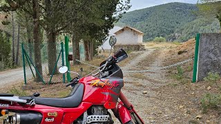 Honda Dominator  Encuentro HELIPUERTO ABANDONADO [upl. by Dias]