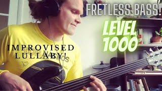 Fretless Lullaby on Warwick Streamer 5 String Bass [upl. by Nohpets213]