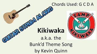 Kikiwaka BUNK’D Theme Guitar Chords Guide  Playalong  Strumalong guitarlesson guitarteacher [upl. by Wiltshire921]