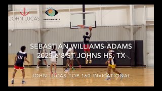 Sebastian WilliamsAdams 2025 68 St Johns High School Texas John Lucas Top 160 Camp [upl. by Wellington56]