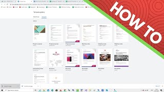 Templates in Google Docs and Creating Your Own [upl. by Ahsieat429]