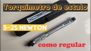 Torquímetro de estalo baixo torque 525 newton como usalo corretamente [upl. by Accever809]