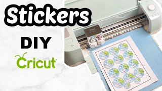 COMO HACER STICKERS CON LA CRICUT 🖨✂ Imprime y Corta Con Cricut 🖨✂ [upl. by Repip587]